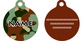 Camo Dog HD Dog ID Tag
